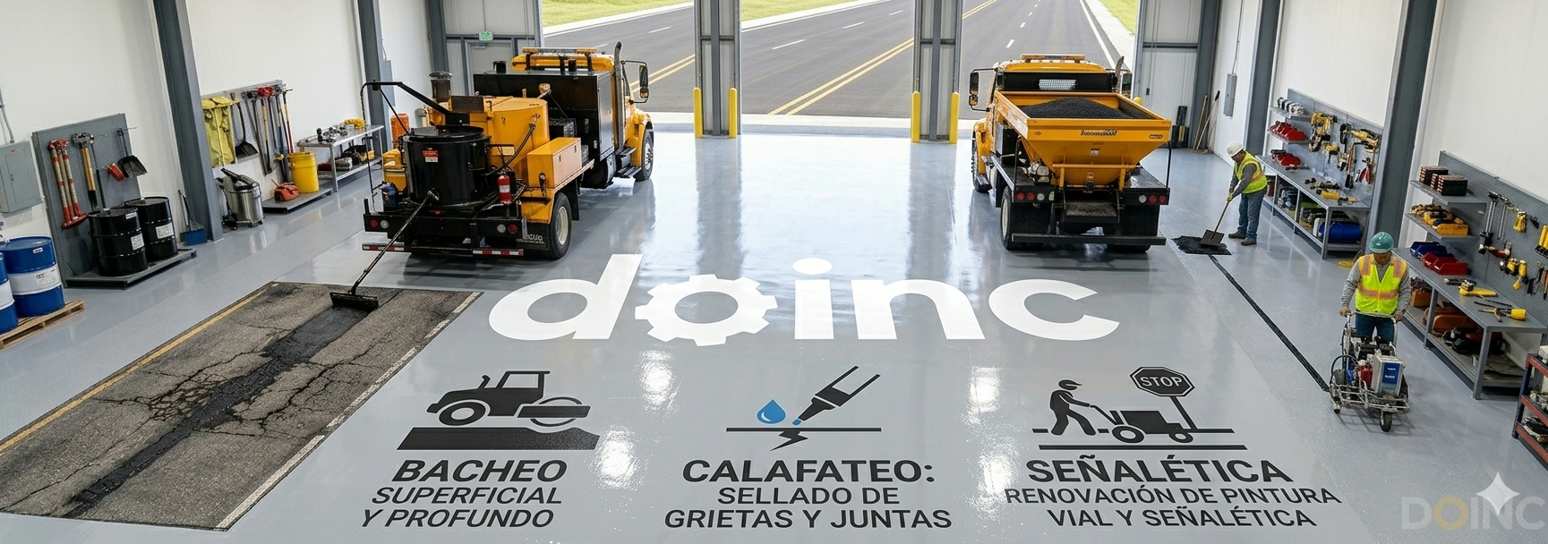 Servicios de mantenimiento preventivo y conservación de carreteras